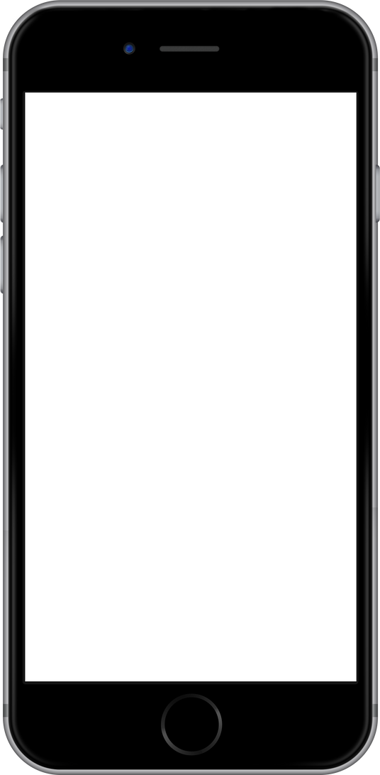 Mobile Phone smartphone in iphone style isolated