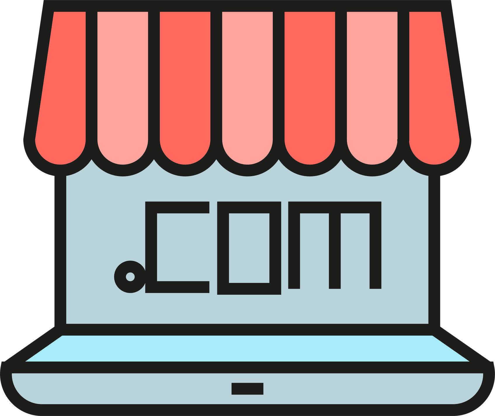 Domain Name Online Shop Icon